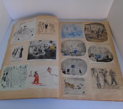 Comic Strip and Jokes Scrapbook, 1940s, Probable Clarinda IA