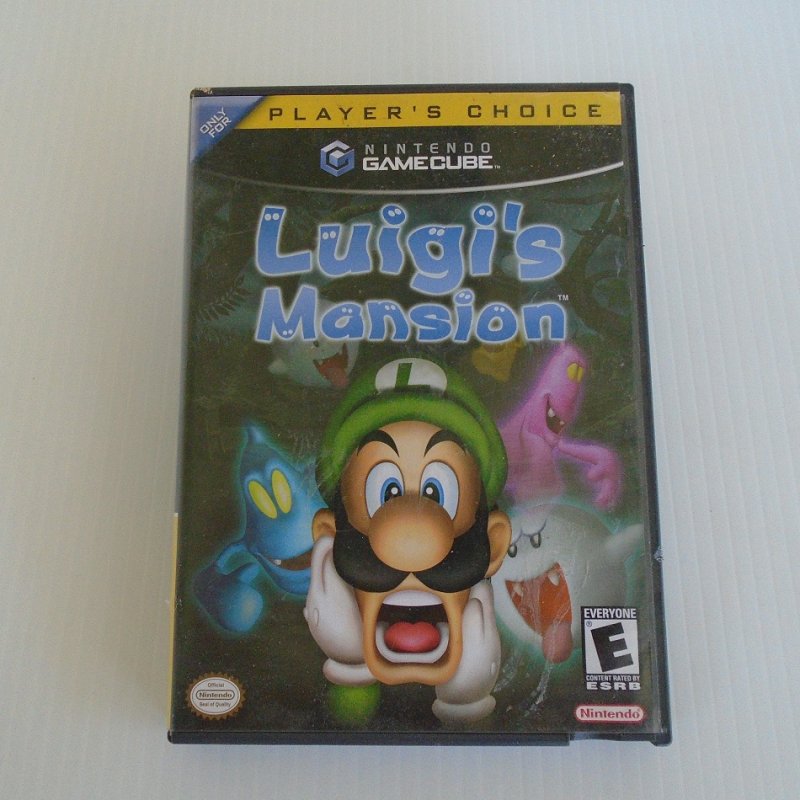 Luigi's Mansion, for Nintendo Gamecube, Mario Brothers