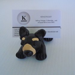 Bank of the West Bear Cub Business Card Holder