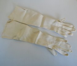 Antique Garanti Chevreau Evening Opera Gloves, Sz 7 Unused