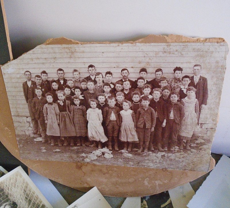 Large genealogical collection of photos and newspaper articles. Dates 1900 to 1940s. Chanute Kansas and other locations. Montague name and others.