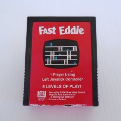 Fast Eddie Atari 2600 Cartridge Game, 20th Century Fox 1982