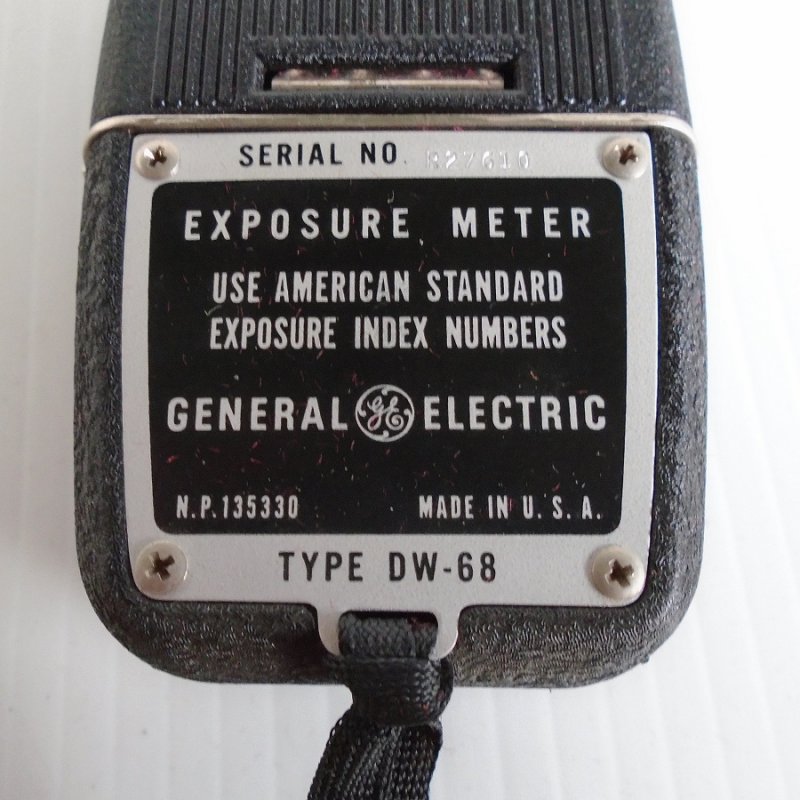 General Electric Exposure Light Meter DW68