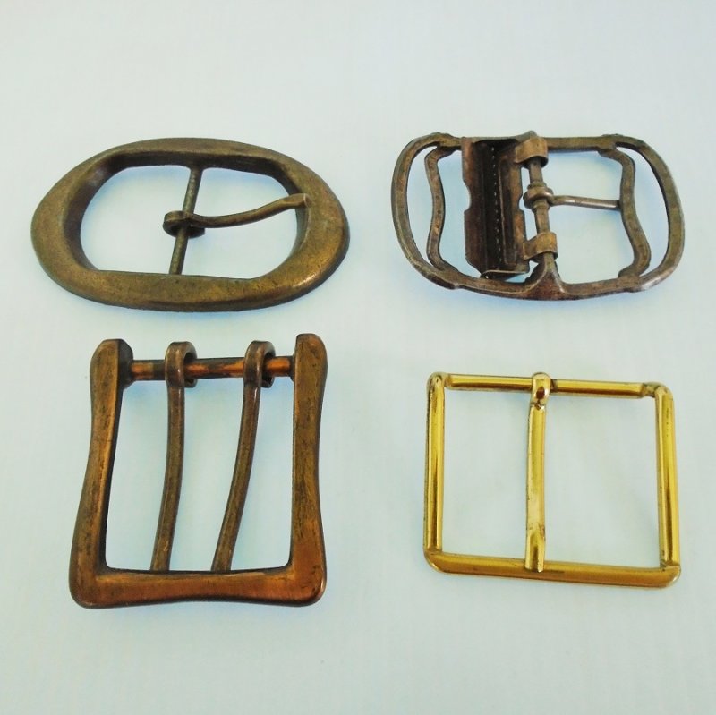vintage brass belt buckles
