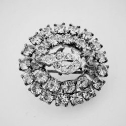 Shriners Vintage Rhinestone Pin Brooch, or use as a Pendant