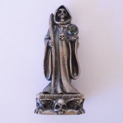 Grim Reaper, Gorham Magic Crystal Chess Piece, Pewter