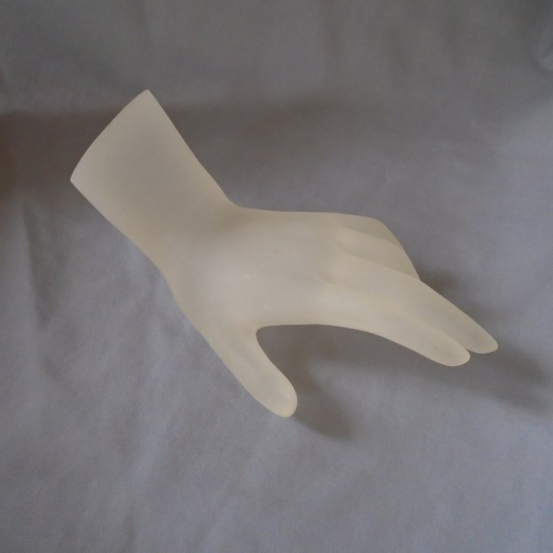 Frosted Glass Hand, Jewelry Display Stand Rack