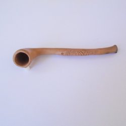 '.Clay Smoking Pipe, 1960s.'