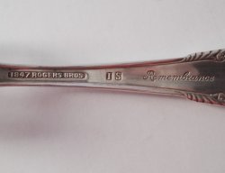 '.1847 Rogers Bros Infant Spoon.'