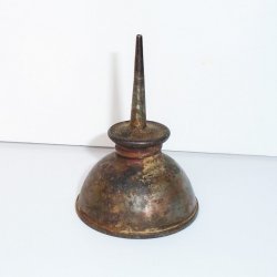 Oil Can, Miniature 2.75 inch, Pre 1950, Copper color