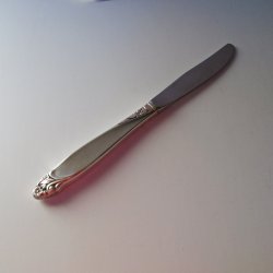 Oneida Prestige Firelight Table Knife, 1959 Silver Plate