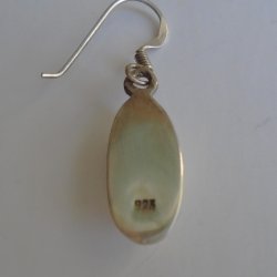 '.925 Silver Moonstone earrings .'
