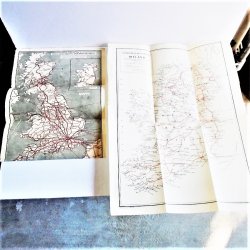 Vintage British and Ireland Railway Streamer and Train Maps