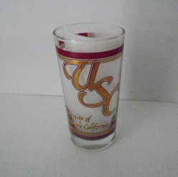 USC University Southern California 1970s Drinking Glass Mudd Hall