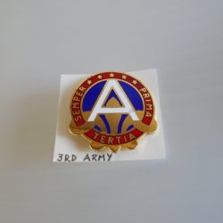 3rd Army, Tertia Semper Prima, DUI Insignia Pin