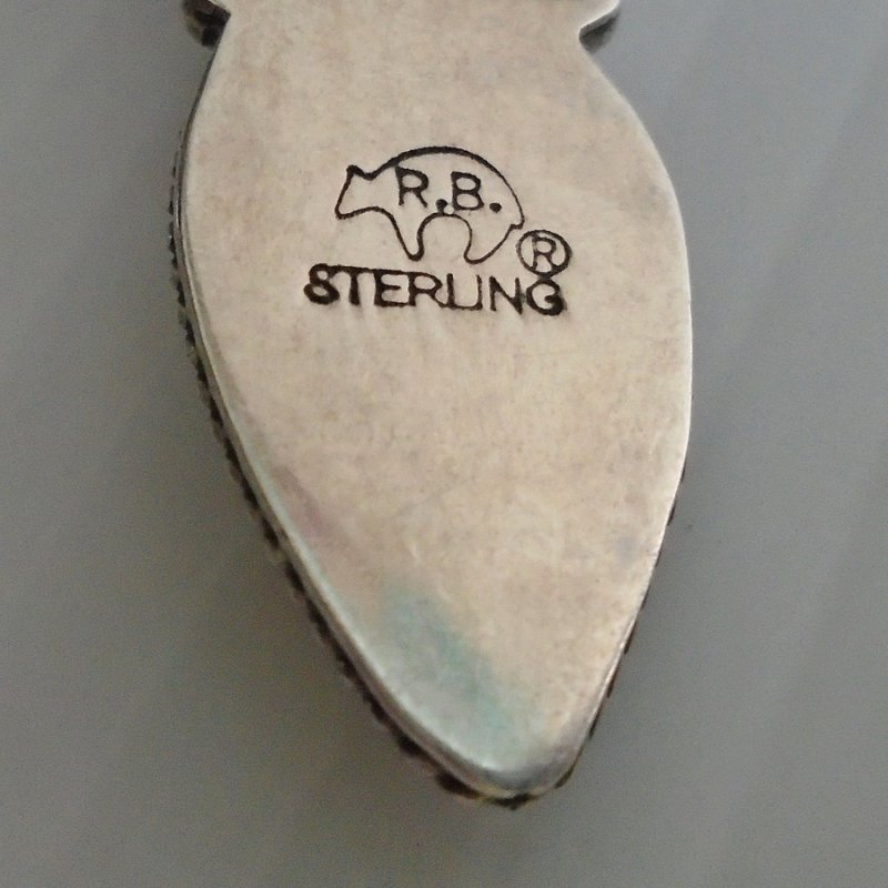 Sterling Silver, Onyx and Quartz Necklace, Running Bear Co.