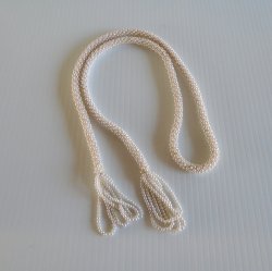 Pearl Bead Rope Lariat Necklace, 39 inch