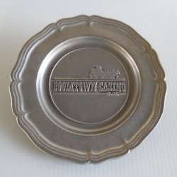 Biloxi Mississippi Boomtown Casino Pewter Plate, Wilton Co.