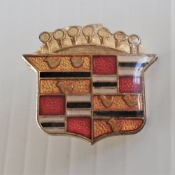 Cadillac Emblem Lapel Pin, Hat Pin, or Tie Tack