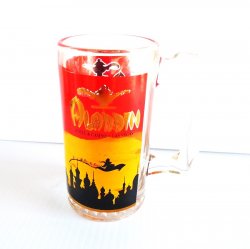 Aladdin Hotel Casino Closed Las Vegas Vintage Beer Mug Glass