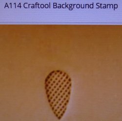 Tandy Leather Design Craftool A114 Background Stamp 6114-00