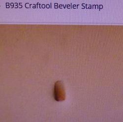 Tandy Leather Craft B935 Craftool Beveler Stamp 6935-00