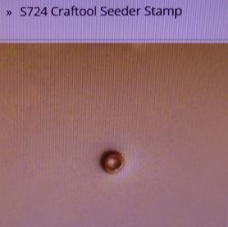 Tandy Leather Craftool S724 Seeder Design Stamp 6724-00