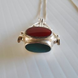 '.Spinning Barrel Necklace 925 .'