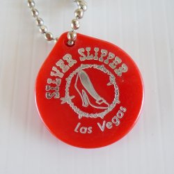 Silver Slipper Keychain, Las Vegas Closed Casino