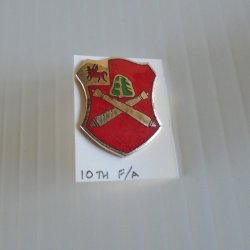 10th U.S. Army Field Artillery DUI Insignia Pin