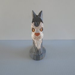 '.Cat head business card holder.'