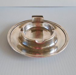 International Silver Co Silver Soldered Ashtray SF0320 c1958