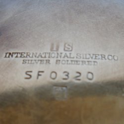 '.Int'l Silver Co. Ashtray SF032.'