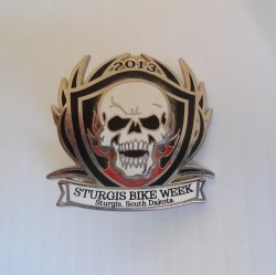 Bike Week, 2013 Sturgis South Dakota Motorcycle Pin