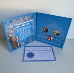 '.Obama Inaugural coin set.'