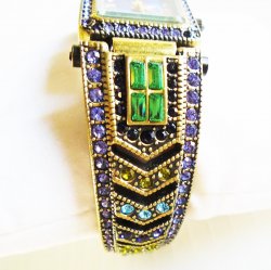 '.Heidi Daus Art Deco Watch.'