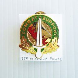 16th Army Airborne Military Police Brigade Insignia DUI Pin