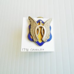 17th U.S. Army Cavalry Regiment Vietnam DUI Insignia Pin