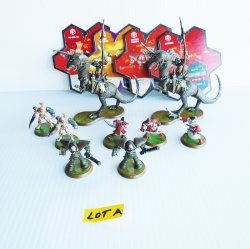 Heroscape 9 Figurines Grimnak Ne Gok Sa Zettian Izumi, Lot A