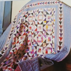 Jacob's Ladder Quilt Pattern with Stencil Templates