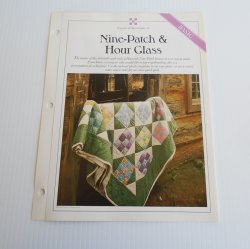 '.Nine Patch Hour Glass Quilt.'