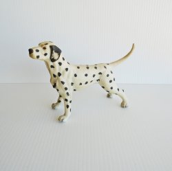 Dalmatian Statue Figurine, Unknown Vintage Age, 5 x 7 inch