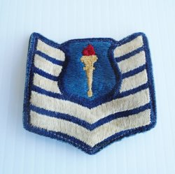 U.S. Air Force Jr. ROTC Cadet Tech Sergeant 5 Chevron Patch