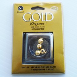 Connector Beads, 14k GP, Elegance by Cousin. Qty of 11 pks. 