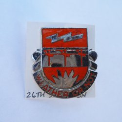 26th U.S. Army Signal Battalion DUI Insignia Pin