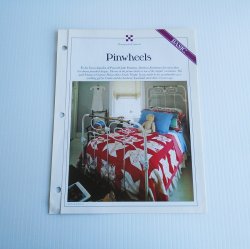 Pinwheel Quilt Pattern w Templates Twin Full Queen King size