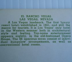 '.El Rancho Las Vegas 1956.'