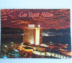 Las Vegas Hilton Hotel Casino Vintage Postcard