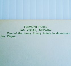 '.Fremont Hotel Las Vegas 1960s.'