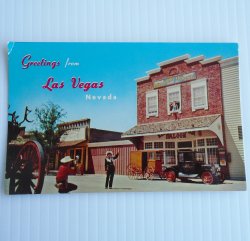 Last Frontier Village Frontier Hotel Las Vegas 1955 Postcard